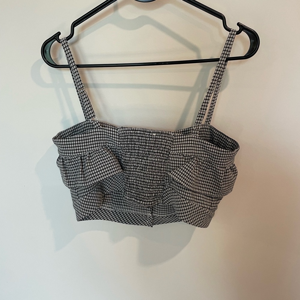 Wild Honey Checkered Crop Tank Size M - Picture 7 of 7